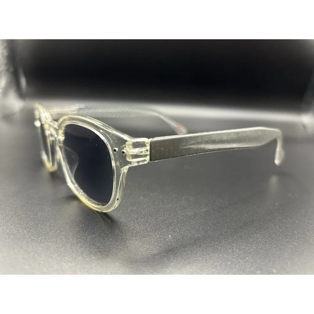 Ellen DeGeneres Addison CRY Clear Polka Dot Eyeglass Frames 46-25-142 Round